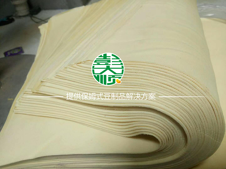 长征注册大型干豆腐生产线设备制作的干豆腐产品
