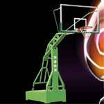 HK-F-004 斜箱式仿液压篮球架